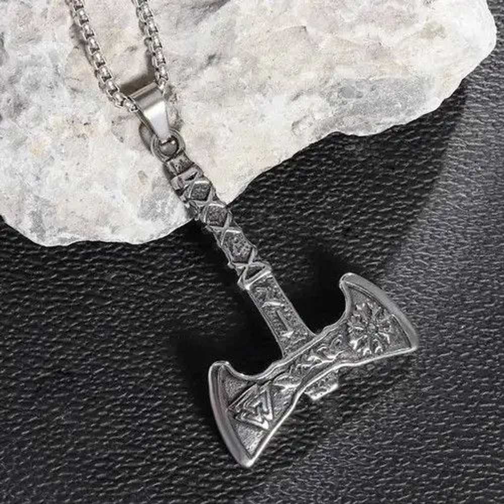 Jewelry × Streetwear × Vintage Tomahawk Axe Neckl… - image 4