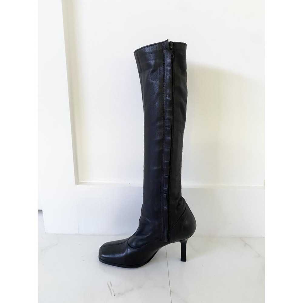 Chanel Leather boots - image 3