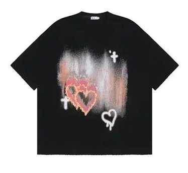 Custom × Japanese Brand × Vintage Graffiti Heart … - image 1