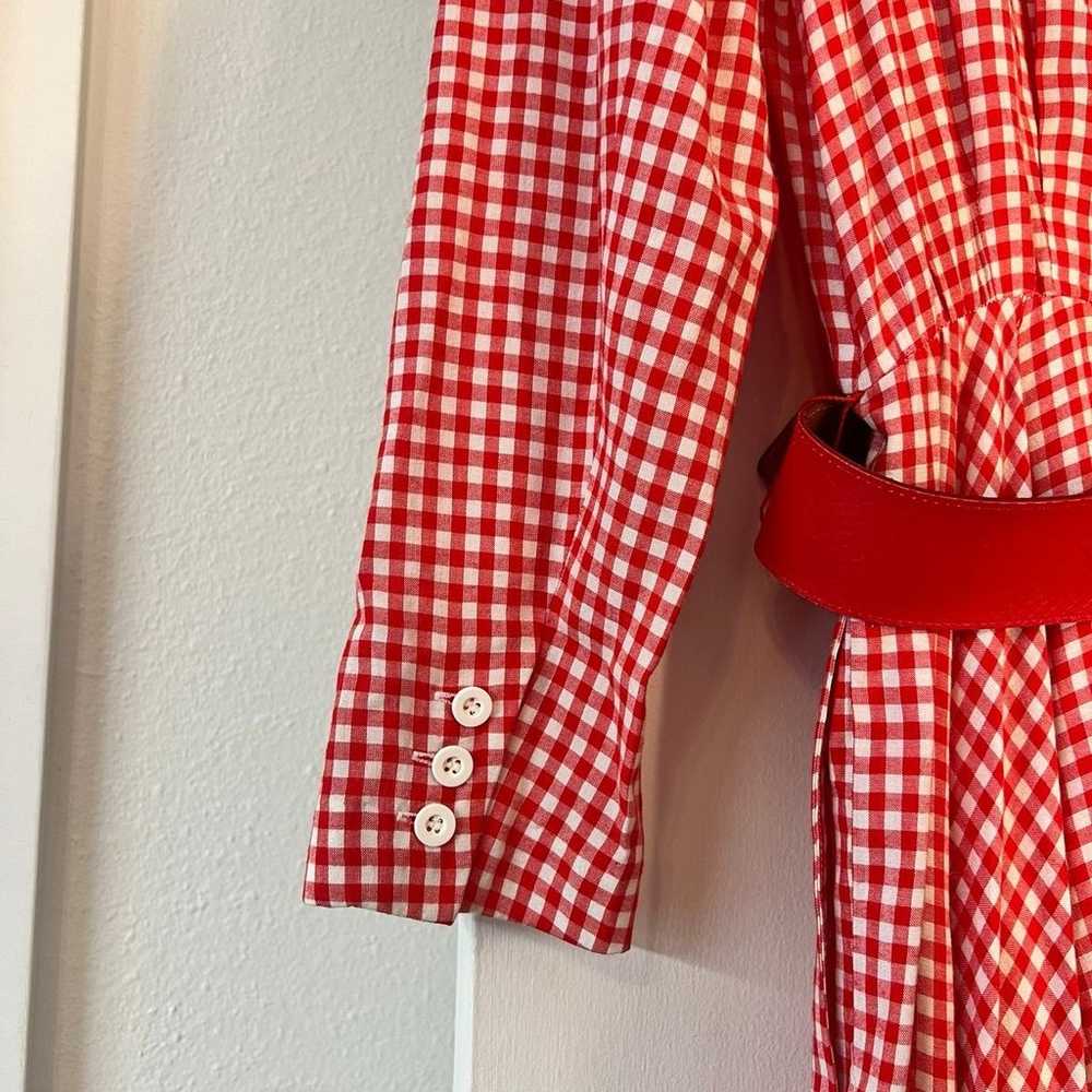 Vintage Liz Claiborne Red Gingham Dress - image 10