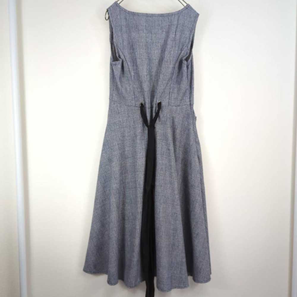 Excellent condition, Amour sleeveless check long … - image 3