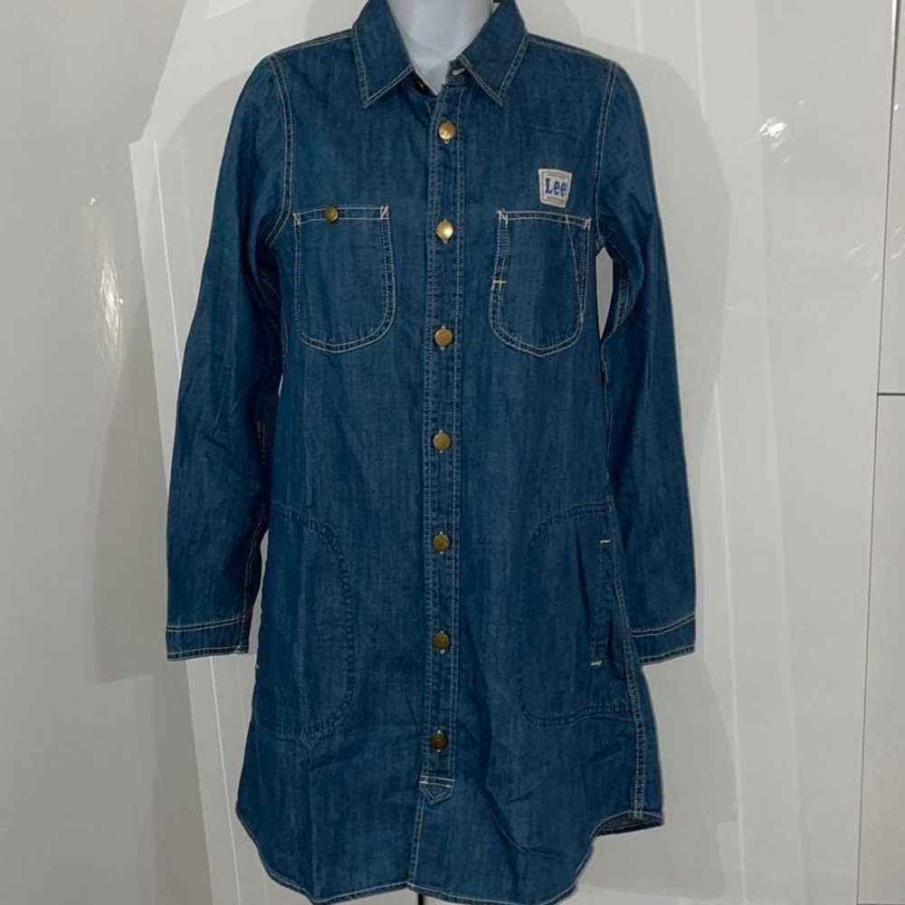 Vintage LEE Union made denim dress - image 1