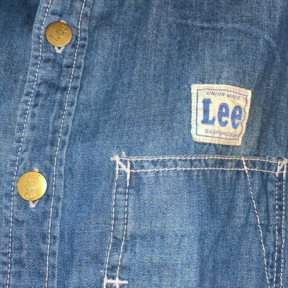 Vintage LEE Union made denim dress - image 4