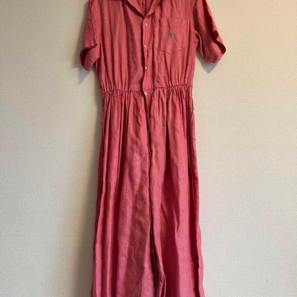 Ralph Lauren vintage long one-piece dress pink. - image 1