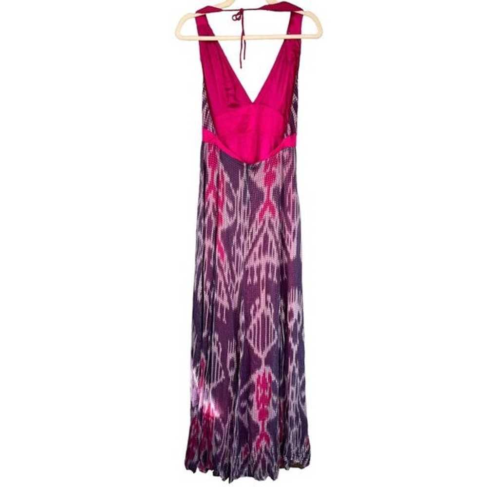 1176 Reformation Yaya Aflalo Silk Halter Maxi Dre… - image 2