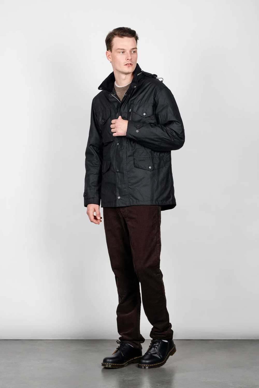 Barbour × Waxed Barbour Tailored Sapper Wax Jacke… - image 3