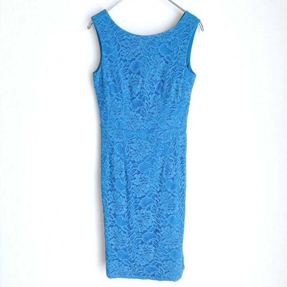 Flavio Castellani One-piece Sleeveless Lace L Blu… - image 10