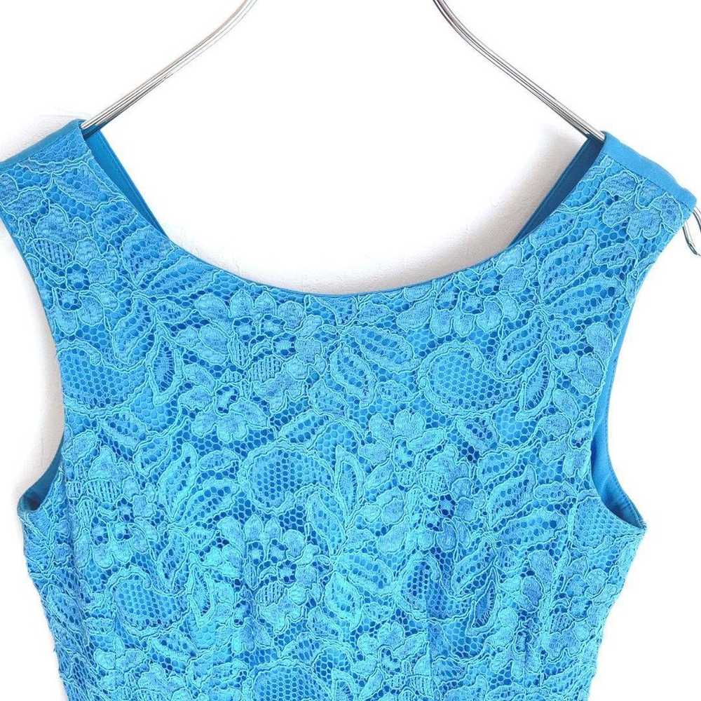 Flavio Castellani One-piece Sleeveless Lace L Blu… - image 3