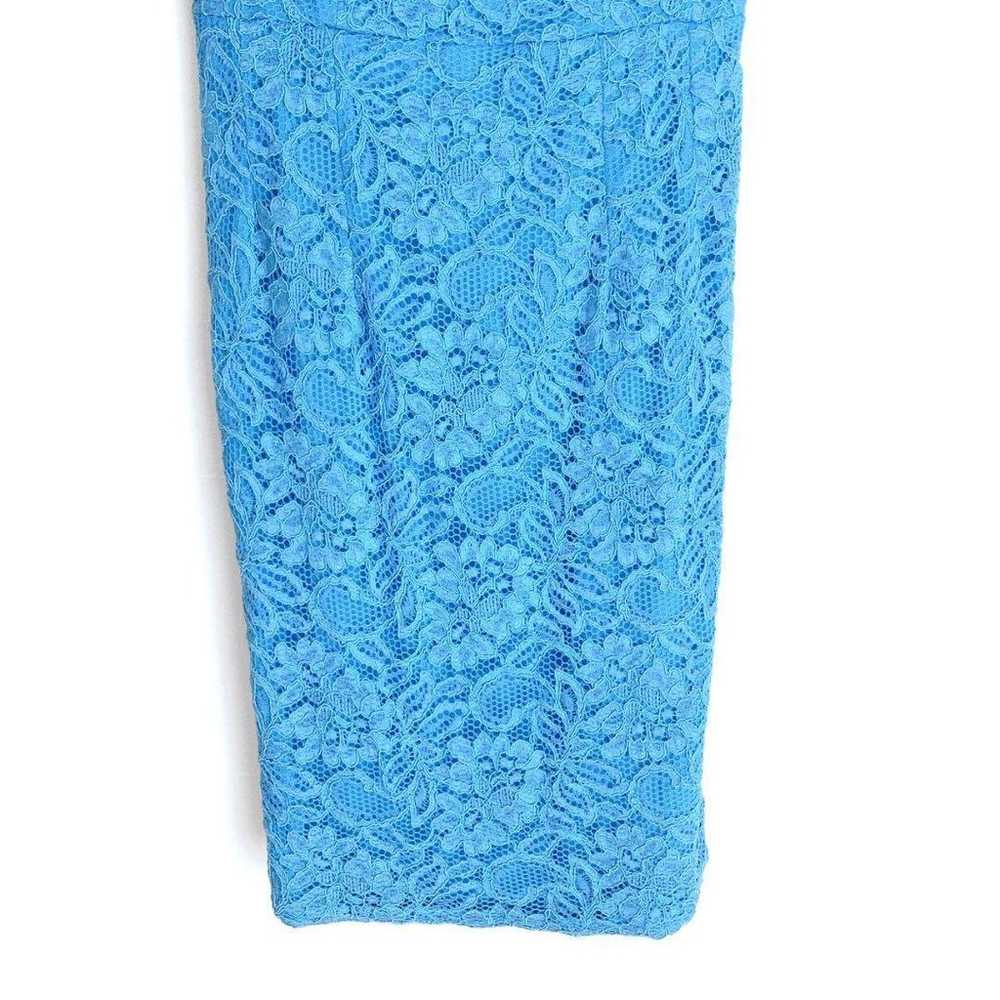 Flavio Castellani One-piece Sleeveless Lace L Blu… - image 5