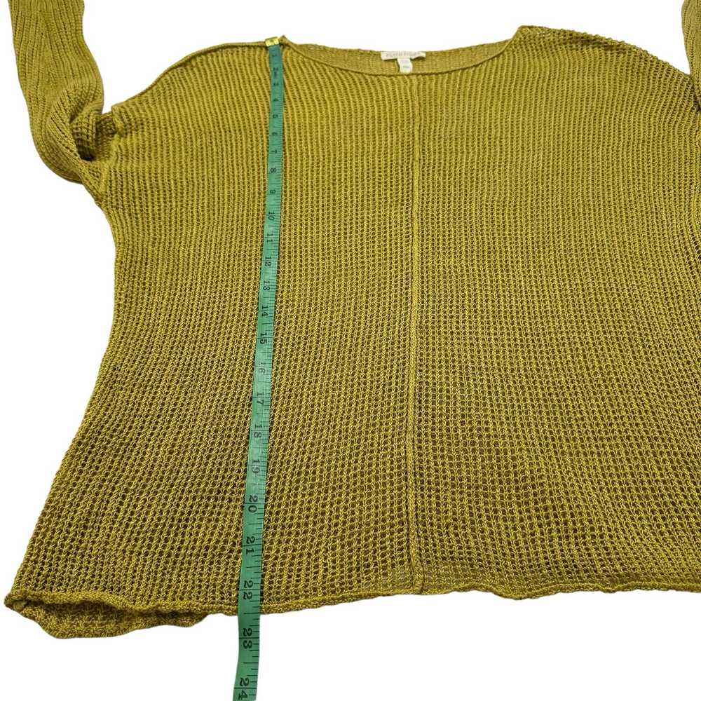 Eileen Fisher EILEEN FISHER Yellow-Green Open Kni… - image 9