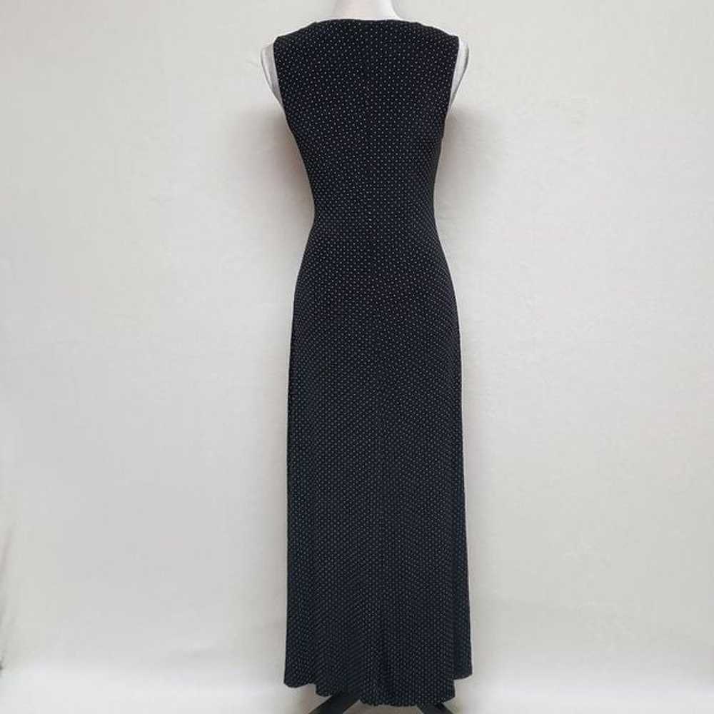 Vintage Ronni Nicole Black Swiss Dot Sleeveless M… - image 11