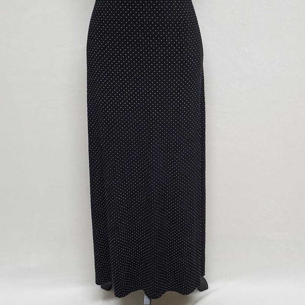 Vintage Ronni Nicole Black Swiss Dot Sleeveless M… - image 8