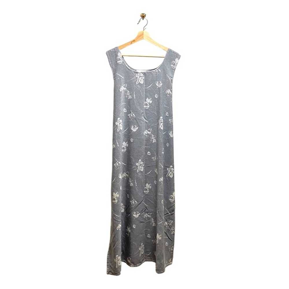 Awesomewear Vintage Midi Shift Dress Gray Size XL… - image 1