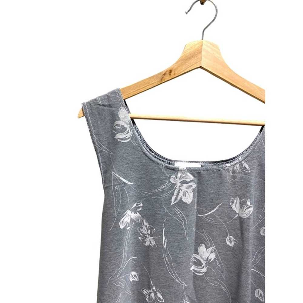 Awesomewear Vintage Midi Shift Dress Gray Size XL… - image 6