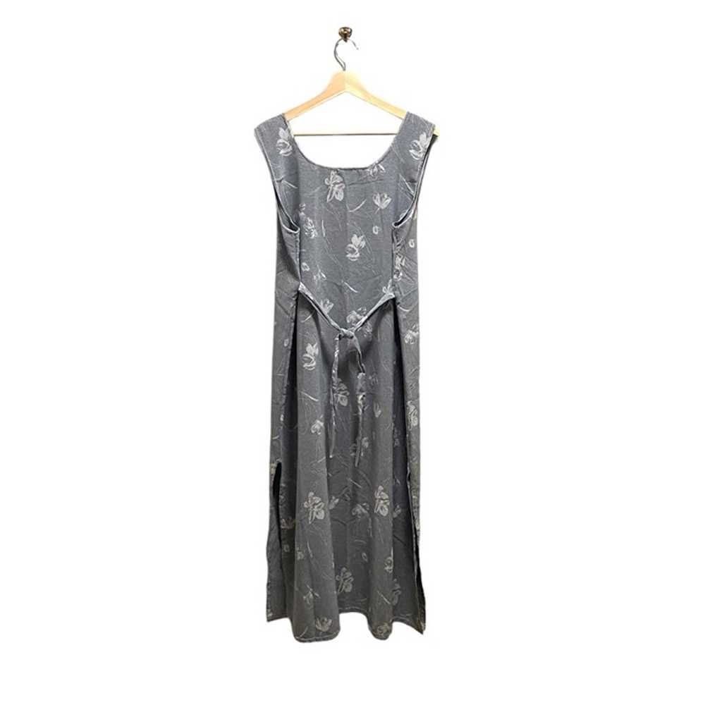 Awesomewear Vintage Midi Shift Dress Gray Size XL… - image 9