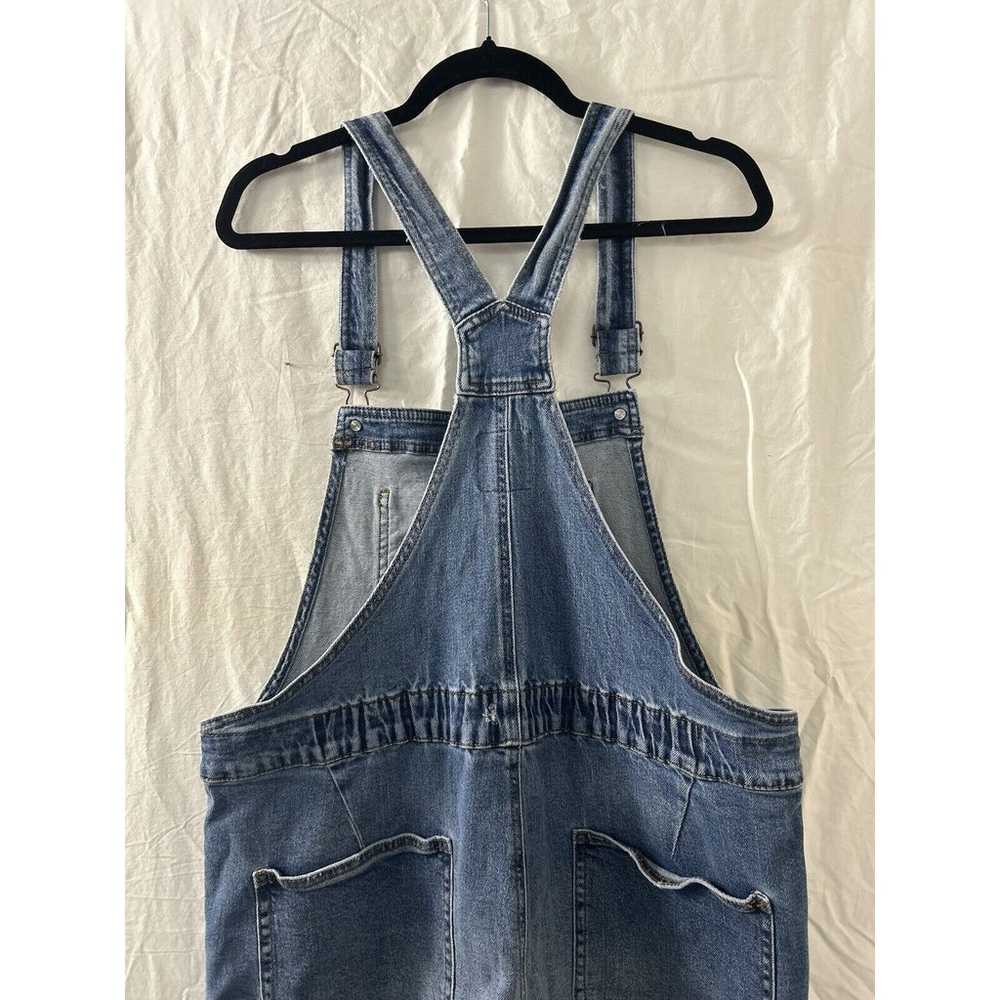 Vintage Short Overalls Shortalls Women XL Y2K 90s… - image 9