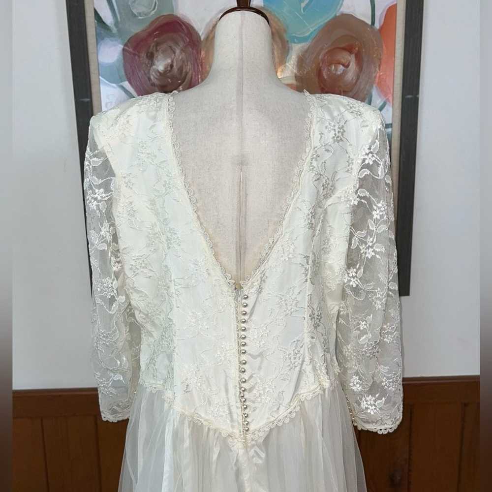 Beautiful New Vintage 90s Alfred Angelo Dream Mak… - image 6