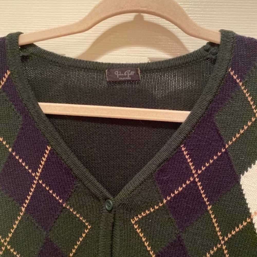 Brandy Melville Argyle Cardigan - image 3