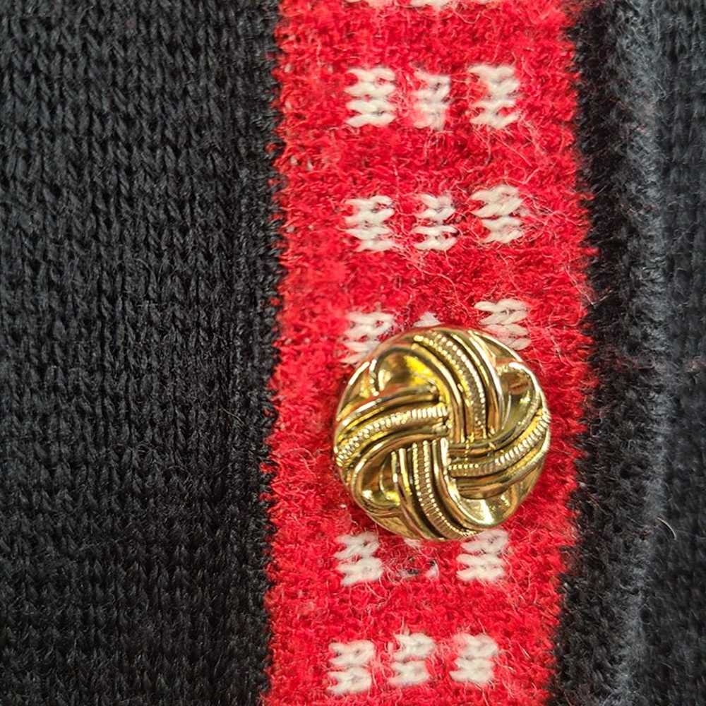 Vintage 80s 90s Next Directory UK Black Red Gold … - image 3