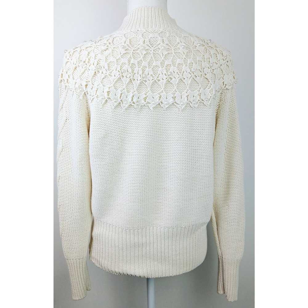 Sarah Taylor Collection VTG SZ M Cable Knit Cream… - image 6