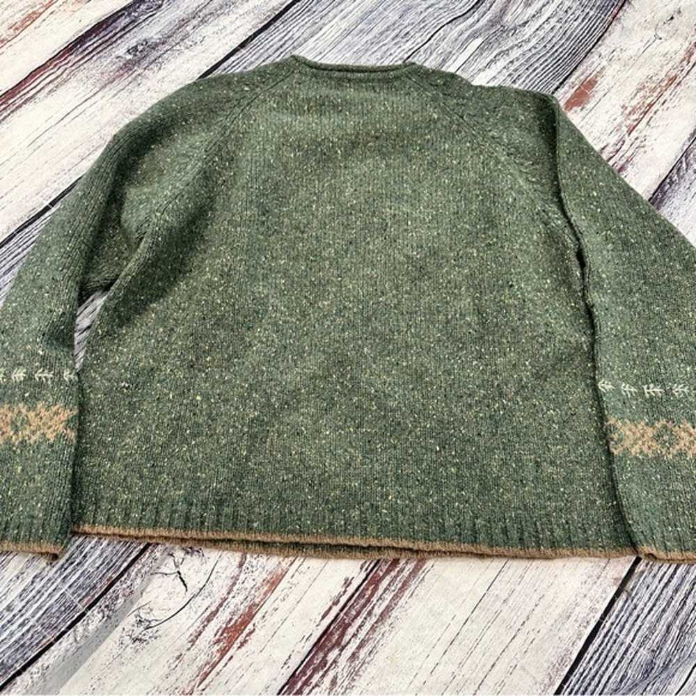 Vintage Woolrich Green Wool Sledding Sweater - image 4