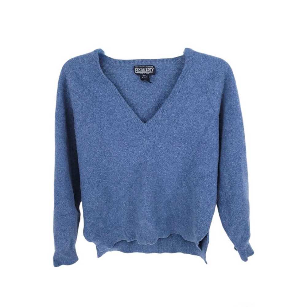 Lands End Vintage Sweater Womens Small Cashmere K… - image 1