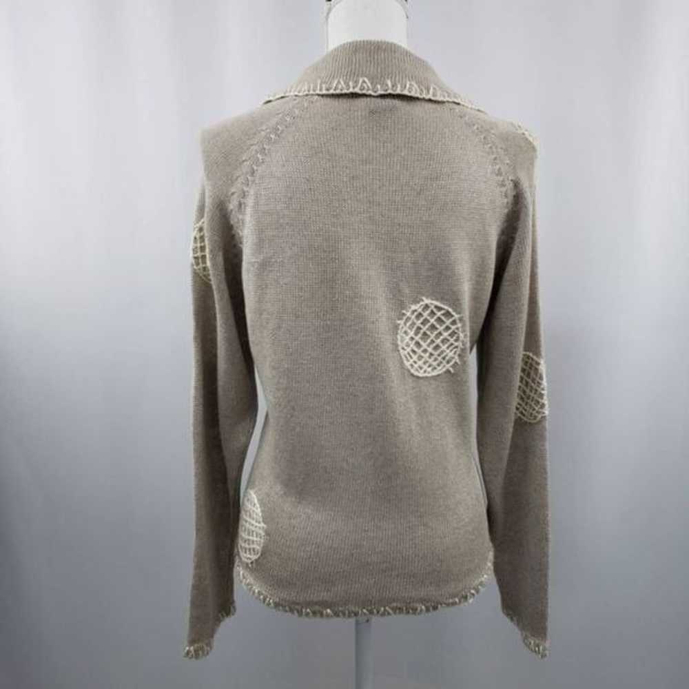 Michael Simon Vintage 1990s Sweater Cardigan Knit… - image 4