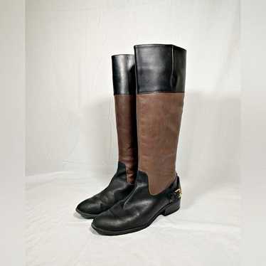 Ralph Lauren Ralph Lauren Black Brown Leather Kne… - image 1