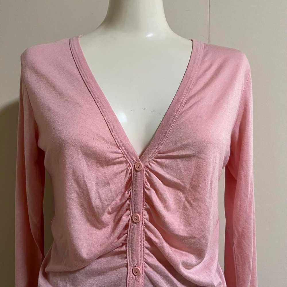 y2k Heisei gal 00s tops cardigan pink - image 2