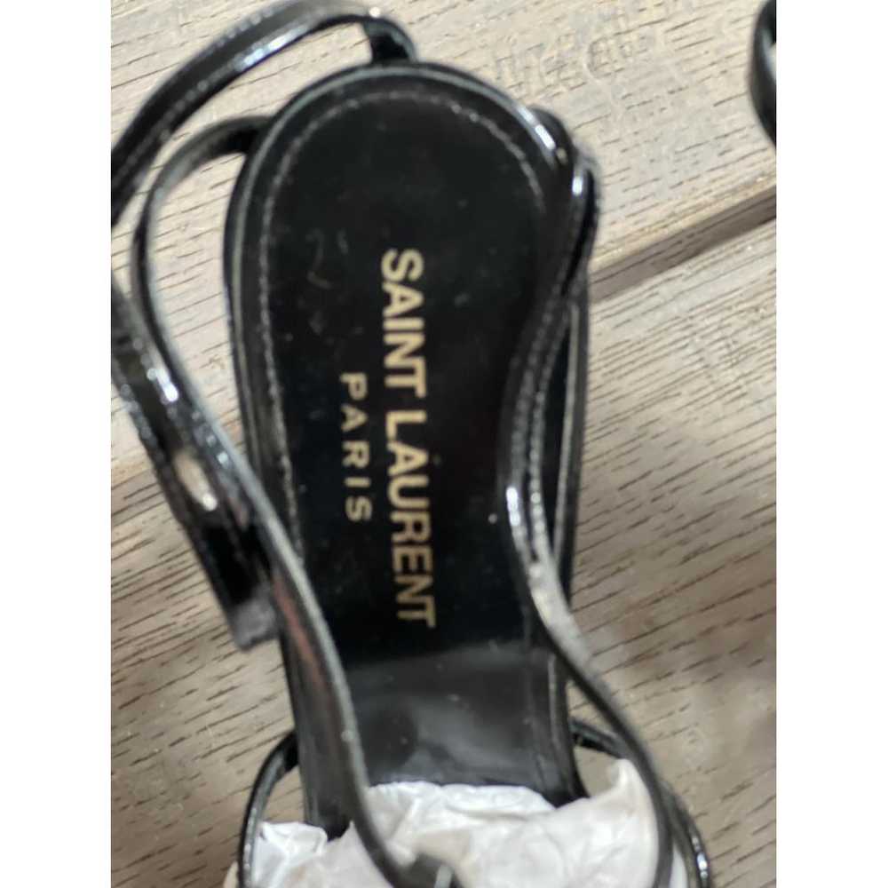 Saint Laurent Cassandra patent leather sandal - image 2