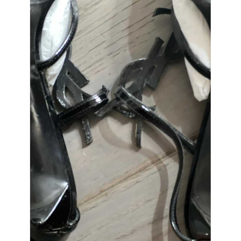 Saint Laurent Cassandra patent leather sandal - image 5