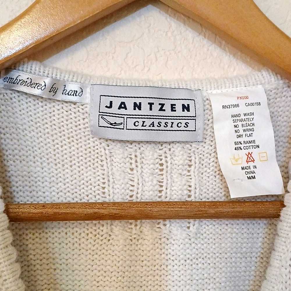 Vintage Jantzen classics embroidered spring bloom… - image 2