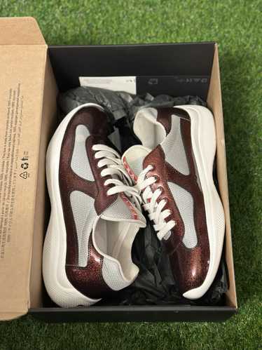 Prada Size 10 - Prada Americas Cup Sneaker Low Gli