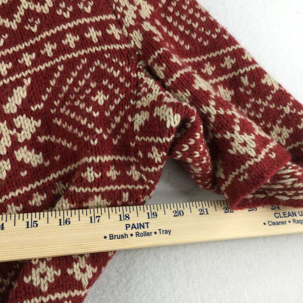 Vintage CAbi Sweater Womens M Shrug Carigan Red F… - image 2