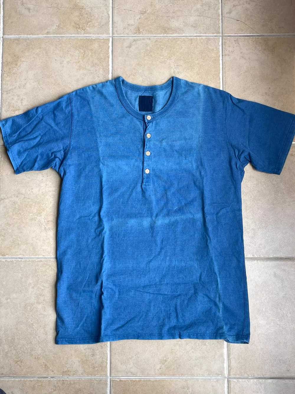 Visvim VISVIM ICT INDIGO DYE HENLEY S/S