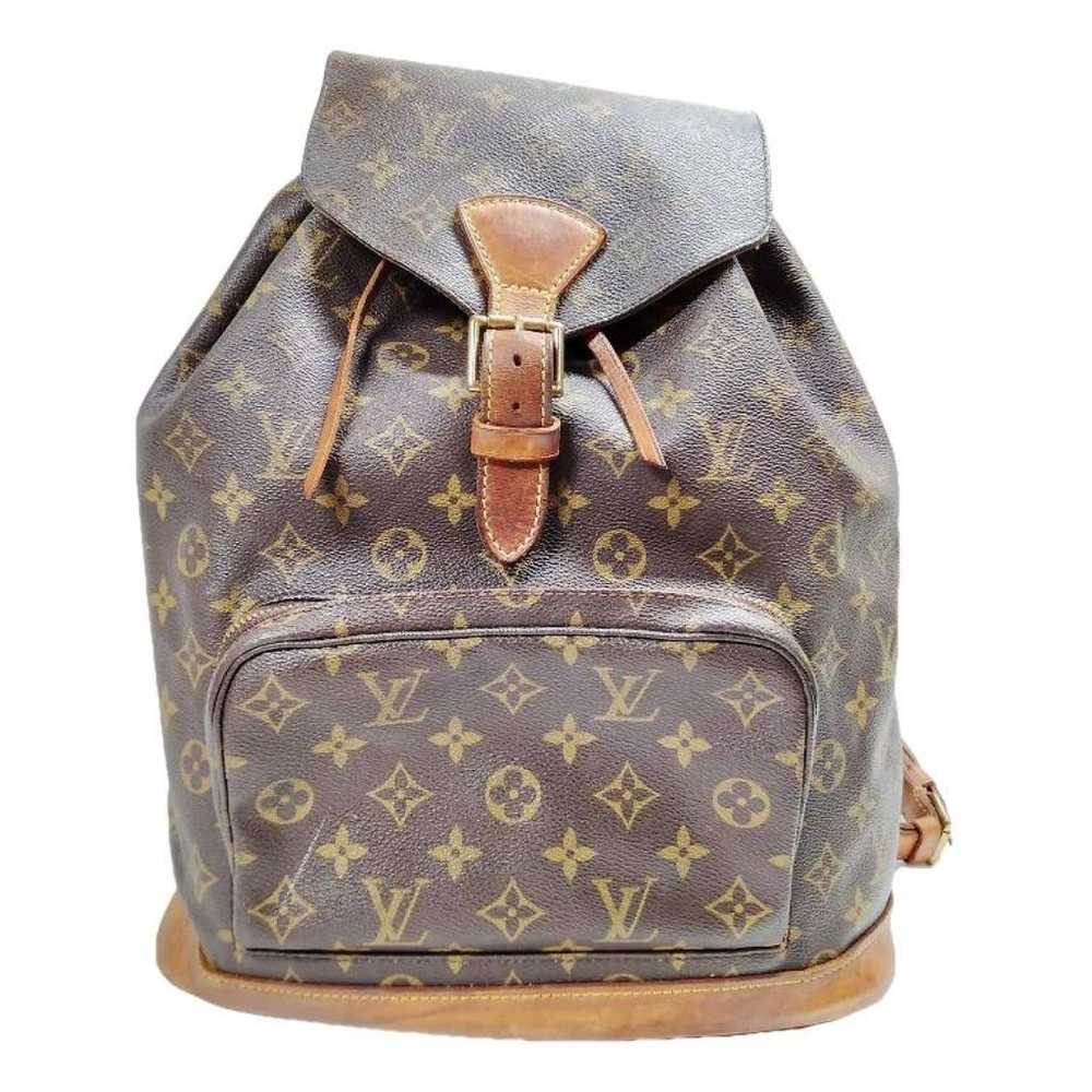 Louis Vuitton Montsouris Vintage leather backpack - image 1