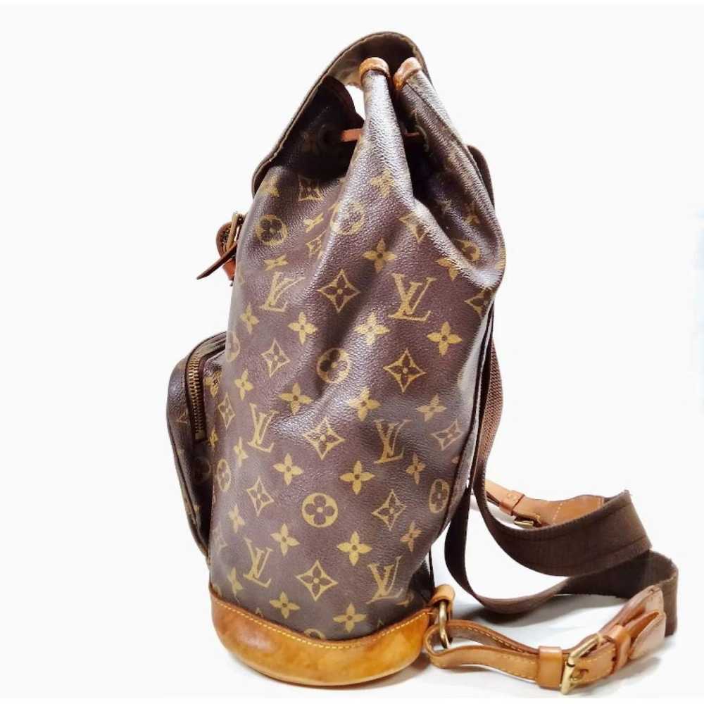 Louis Vuitton Montsouris Vintage leather backpack - image 3