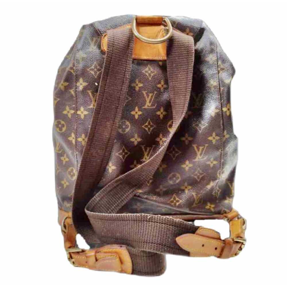 Louis Vuitton Montsouris Vintage leather backpack - image 4