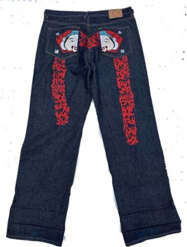 【人気✨】EVISU　ミニカモメ　　W30✖32　No.3　ダメージデニム Evisu Selvedge Denim Jeans Size 32 | eBay