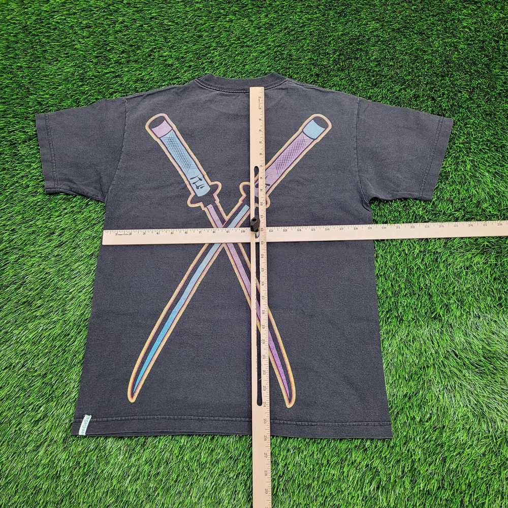 Vintage Vintage Y2K Samurai Shirt Medium 19x26 Fa… - image 7