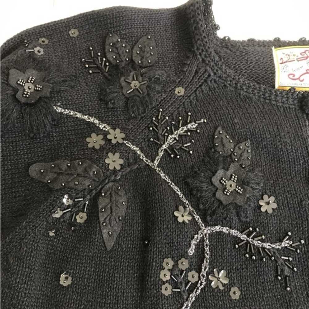 VTG Heirloom Collectibles 2003 Black Embellished … - image 5