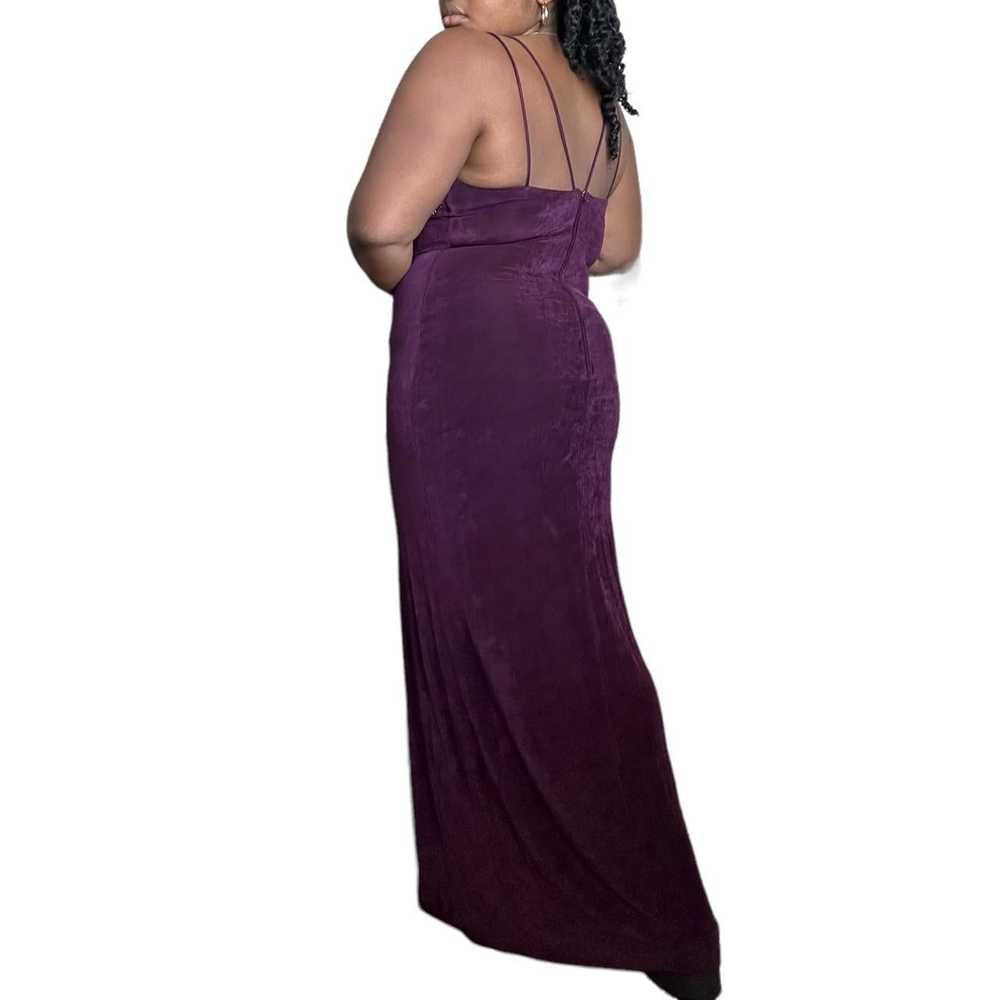 VTG Purple Glitter Gown NWT (XL) - image 5