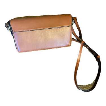 Massimo Dutti Leather clutch bag