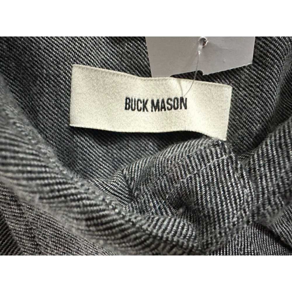 Buck Mason Buck Mason Twill Shirt color Charcoal … - image 2