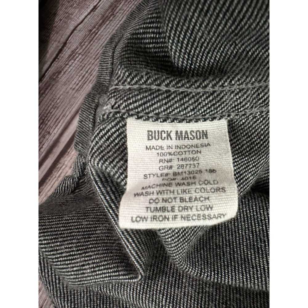 Buck Mason Buck Mason Twill Shirt color Charcoal … - image 4