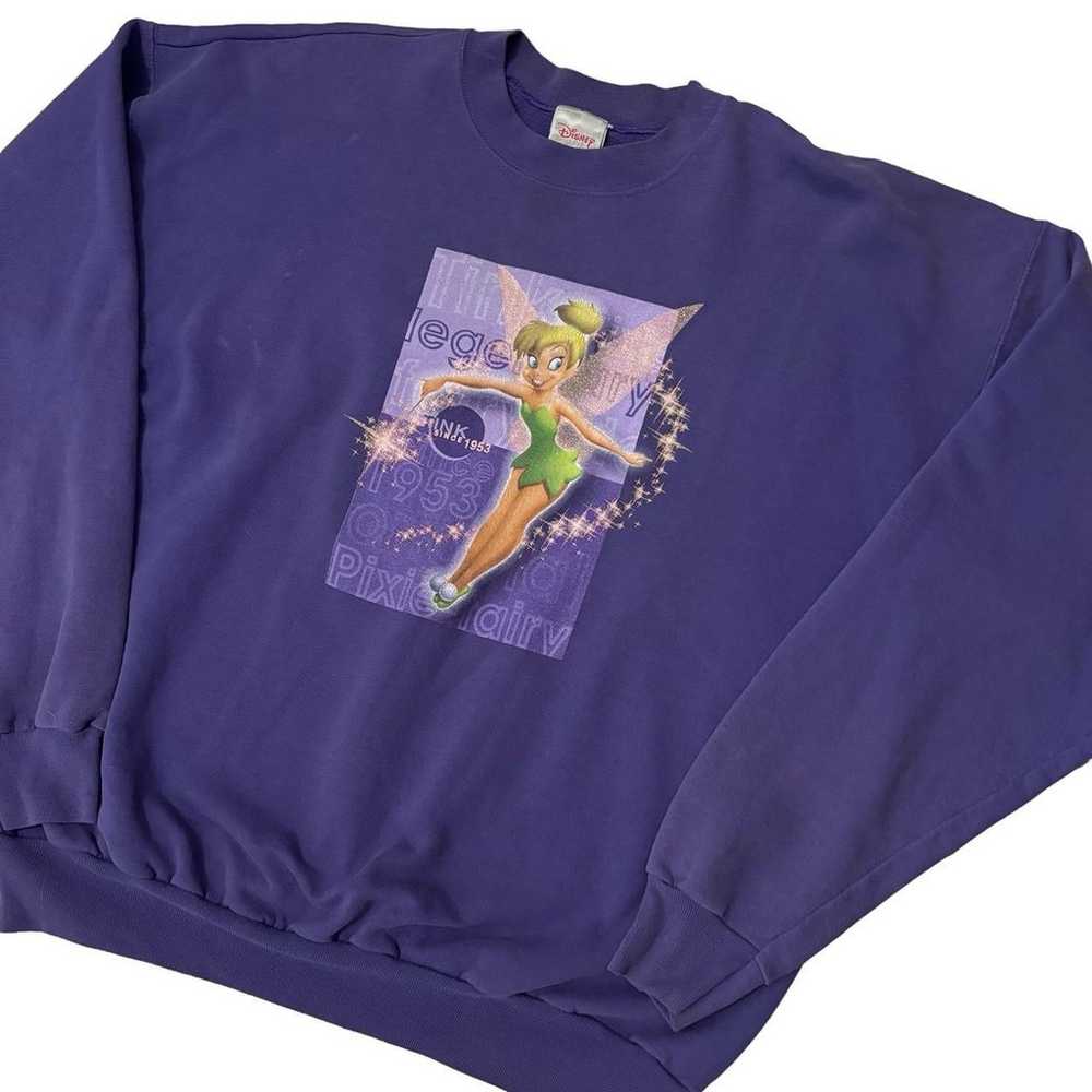 Vintage Y2K Tinker Bell Disney Store Crewneck - image 2