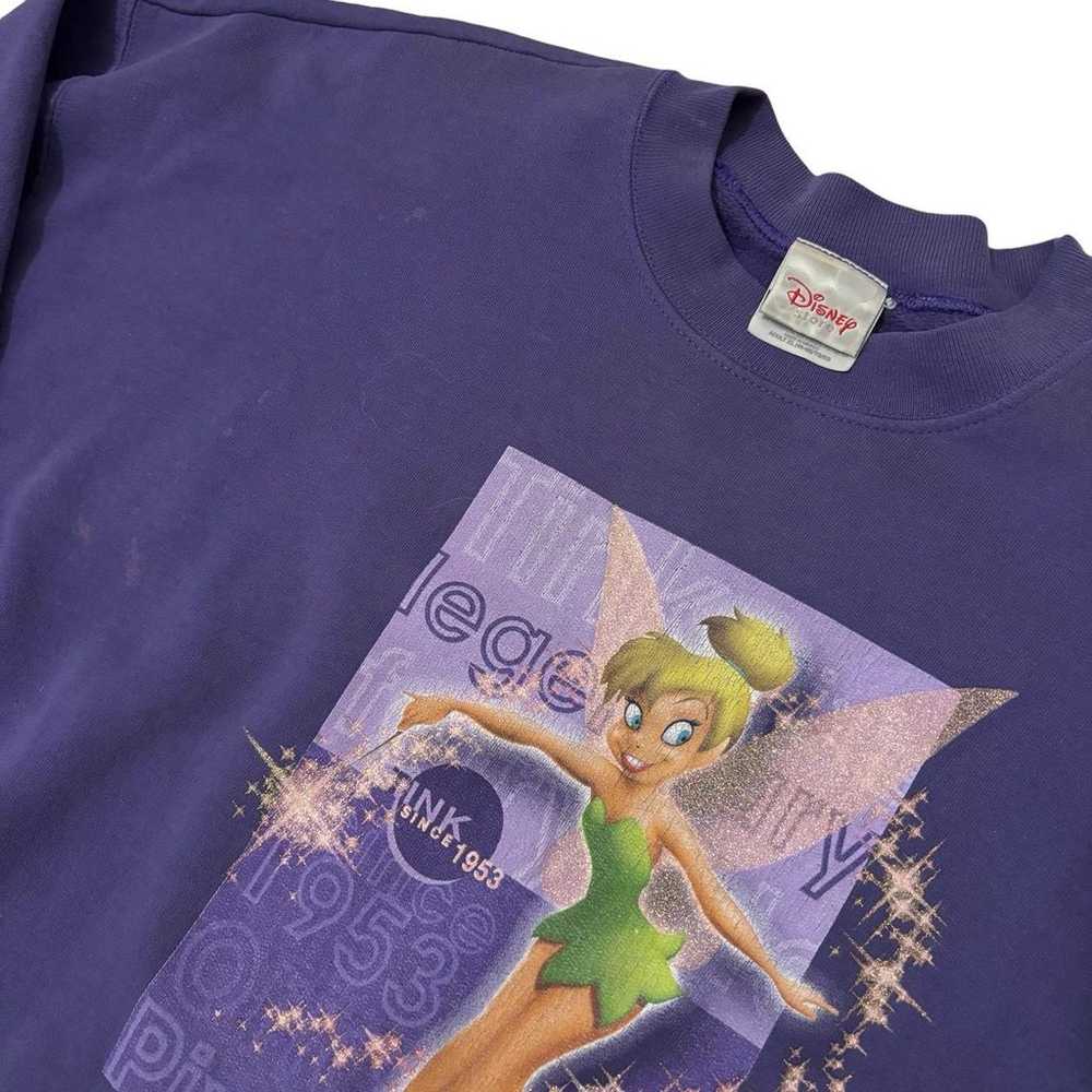 Vintage Y2K Tinker Bell Disney Store Crewneck - image 3