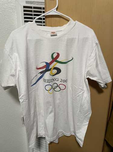 Vintage Rare Vintage Teleton Beijing Olympics Tee… - image 1