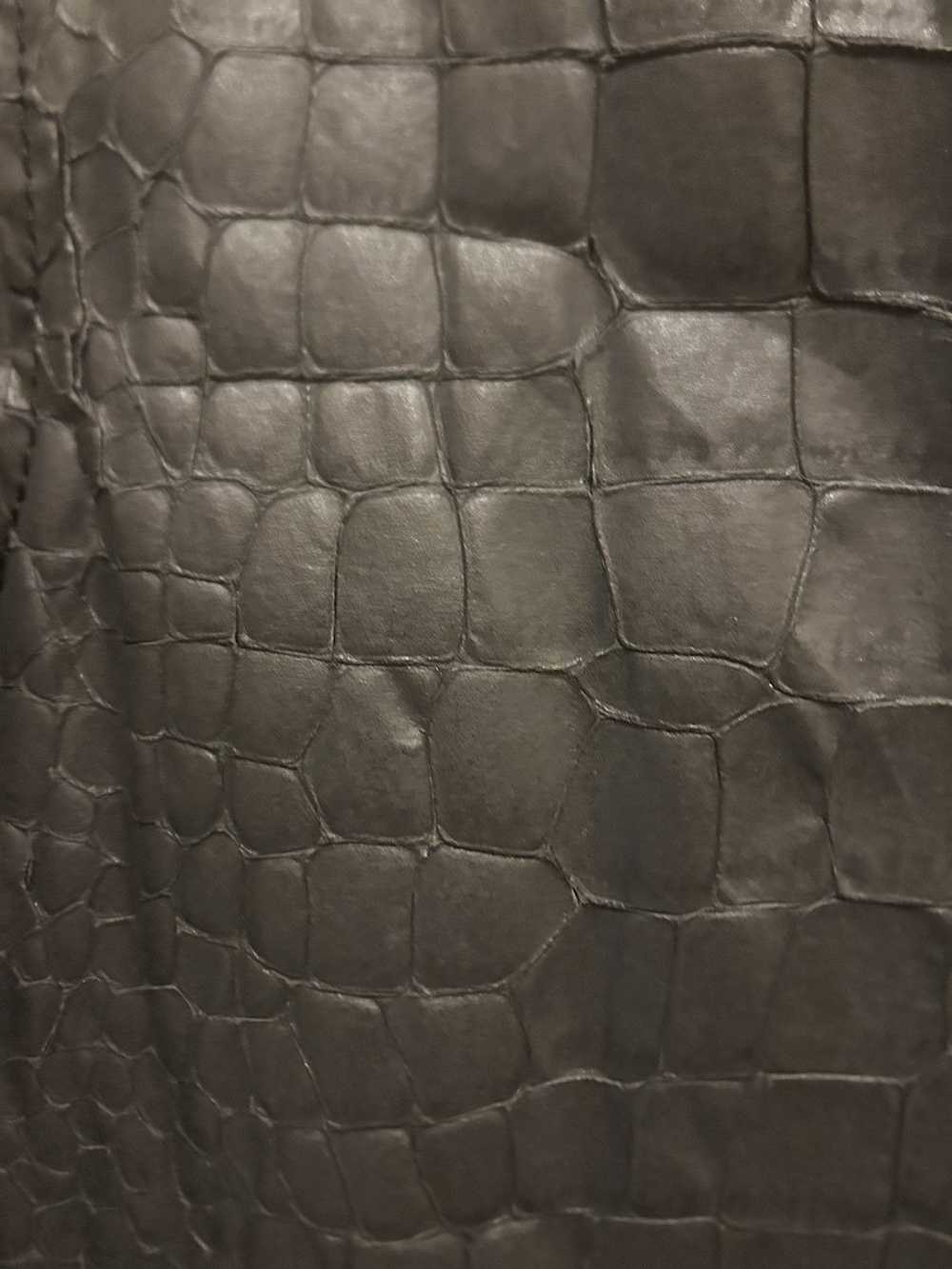 Yasuyuki Ishii Crocodile skin bomber - image 3