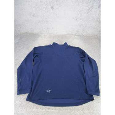 Arc'Teryx Navy Blue Mens Large Quarter Zip Pullov… - image 1